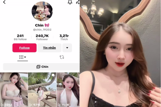 sex Việt Nam:Tiktoker Chin bị đụ sướng há mồm rên la
